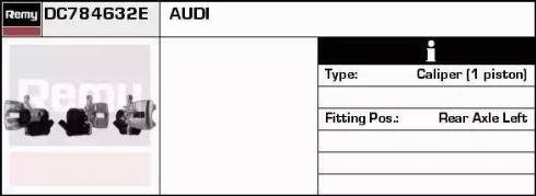 Remy DC784632E - Тормозной суппорт autosila-amz.com