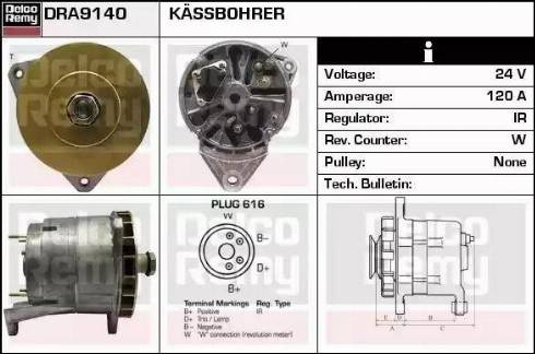 Remy DRA9140 - Генератор autosila-amz.com