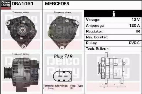 Remy DRA1061 - Генератор autosila-amz.com