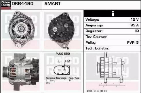 Remy DRB4490 - Генератор autosila-amz.com