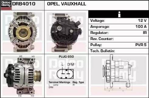 Remy DRB4010 - Генератор autosila-amz.com