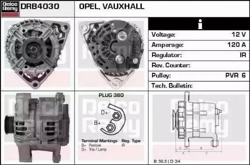 Remy DRB4030 - Генератор autosila-amz.com