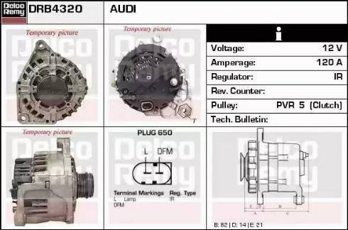 Remy DRB4320 - Генератор autosila-amz.com