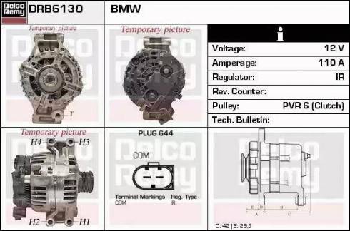 Remy DRB6130 - Генератор autosila-amz.com