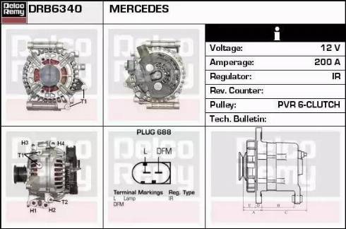 Remy DRB6340 - Генератор autosila-amz.com