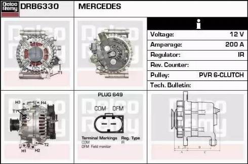 Remy DRB6330 - Генератор autosila-amz.com