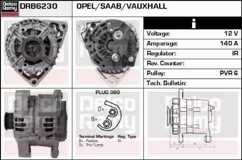 Remy DRB6230 - Генератор autosila-amz.com