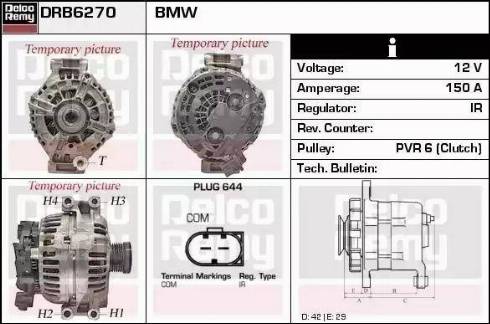 Remy DRB6270 - Генератор autosila-amz.com