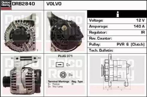 Remy DRB2840 - Генератор autosila-amz.com