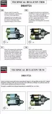 Remy DRS5721 - Стартер autosila-amz.com