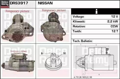 Remy DRS3917 - Стартер autosila-amz.com
