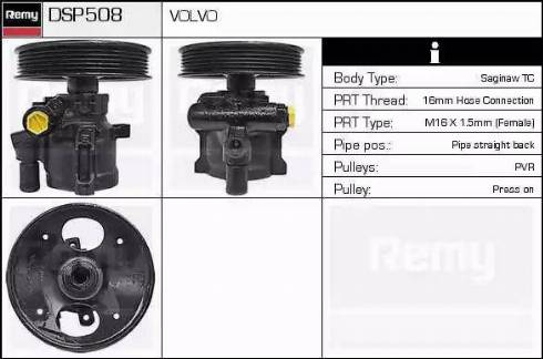Remy DSP508 - Гидравлический насос, рулевое управление, ГУР autosila-amz.com