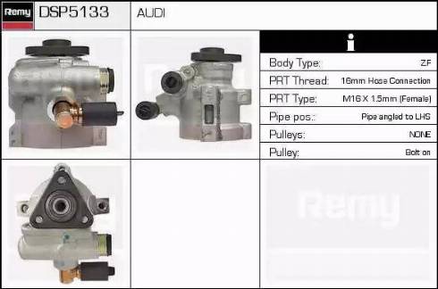 Remy DSP5133 - Гидравлический насос, рулевое управление, ГУР autosila-amz.com