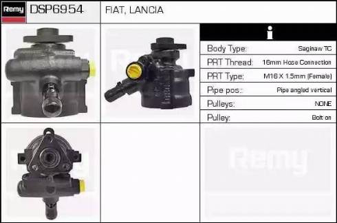 Remy DSP6954 - Гидравлический насос, рулевое управление, ГУР autosila-amz.com