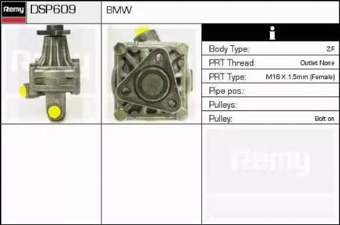 Remy DSP609 - Гидравлический насос, рулевое управление, ГУР autosila-amz.com