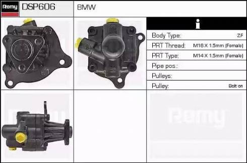 Remy DSP606 - Гидравлический насос, рулевое управление, ГУР autosila-amz.com