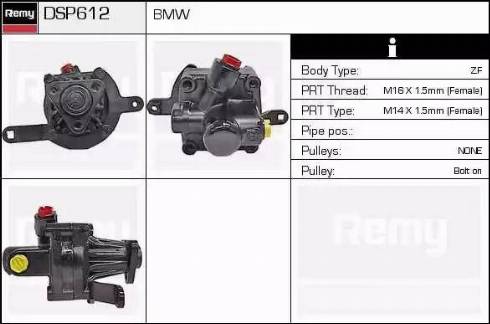 Remy DSP612 - Гидравлический насос, рулевое управление, ГУР autosila-amz.com