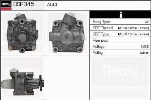 Remy DSP045 - Гидравлический насос, рулевое управление, ГУР autosila-amz.com