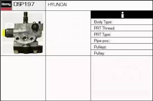 Remy DSP197 - Гидравлический насос, рулевое управление, ГУР autosila-amz.com