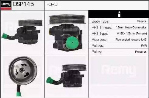 Remy DSP145 - Гидравлический насос, рулевое управление, ГУР autosila-amz.com