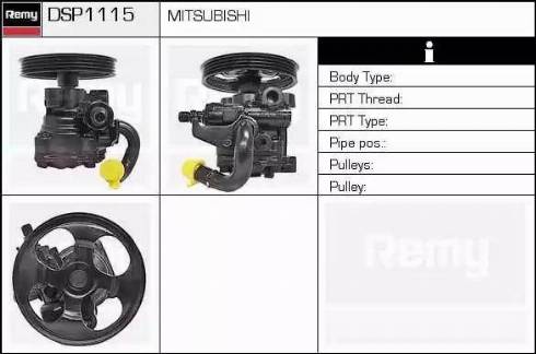Remy DSP1115 - Гидравлический насос, рулевое управление, ГУР autosila-amz.com