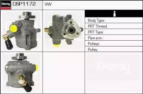 Remy DSP1172 - Гидравлический насос, рулевое управление, ГУР autosila-amz.com