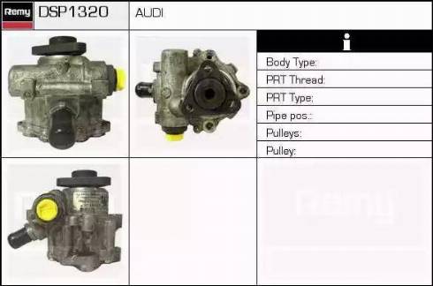 Remy DSP1320 - Гидравлический насос, рулевое управление, ГУР autosila-amz.com