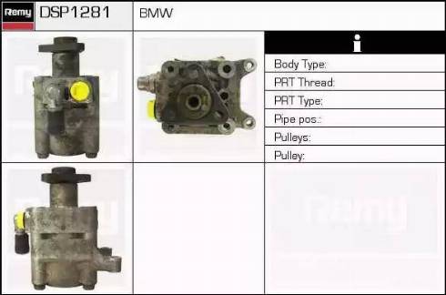 Remy DSP1281 - Гидравлический насос, рулевое управление, ГУР autosila-amz.com