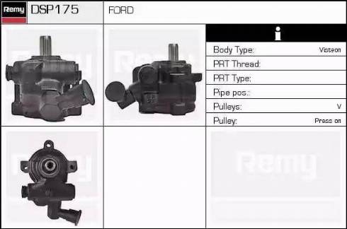 Remy DSP175 - Гидравлический насос, рулевое управление, ГУР autosila-amz.com