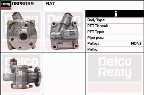 Remy DSP8069 - Гидравлический насос, рулевое управление, ГУР autosila-amz.com