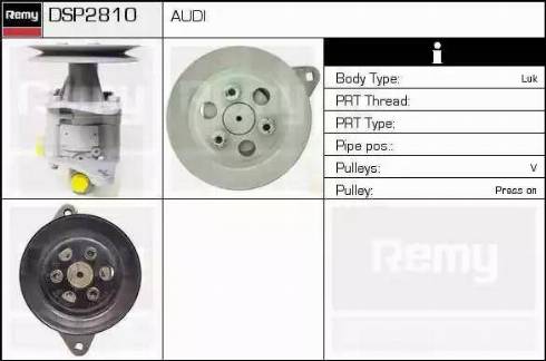 Remy DSP2810 - Гидравлический насос, рулевое управление, ГУР autosila-amz.com