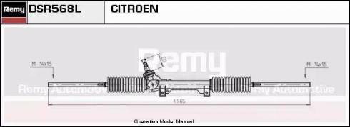 Remy DSR568L - Рулевой механизм, рейка autosila-amz.com