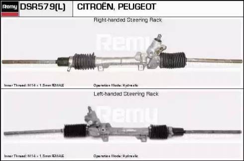 Remy DSR579L - Рулевой механизм, рейка autosila-amz.com