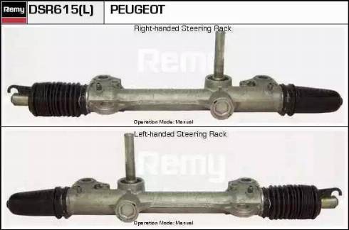 Remy DSR615L - Рулевой механизм, рейка autosila-amz.com