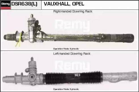 Remy DSR638L - Рулевой механизм, рейка autosila-amz.com