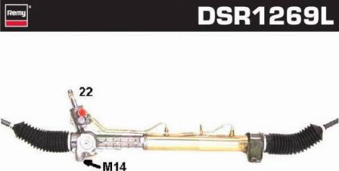 Remy DSR1269L - Рулевой механизм, рейка autosila-amz.com