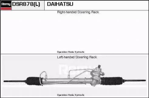 Remy DSR878L - Рулевой механизм, рейка autosila-amz.com