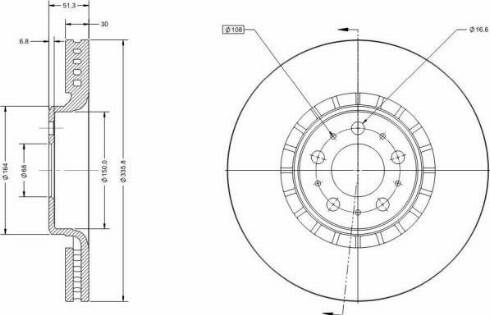 Remy RAD1959C - Тормозной диск autosila-amz.com