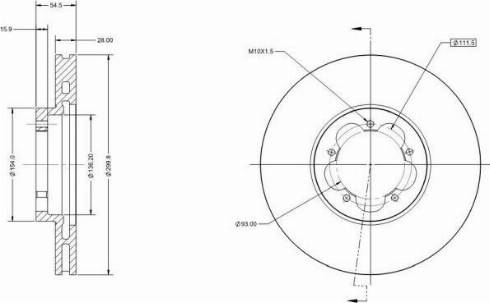 Remy RAD1410C - Тормозной диск autosila-amz.com