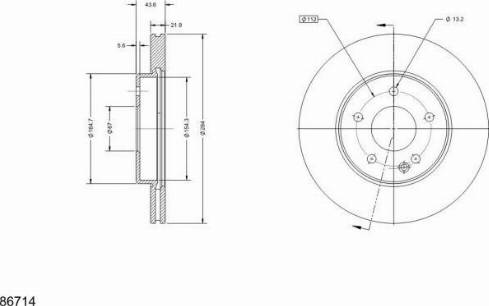 Remy RAD1483C - Тормозной диск autosila-amz.com