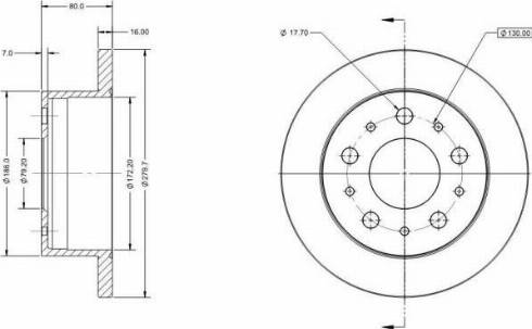 Remy RAD1500C - Тормозной диск autosila-amz.com