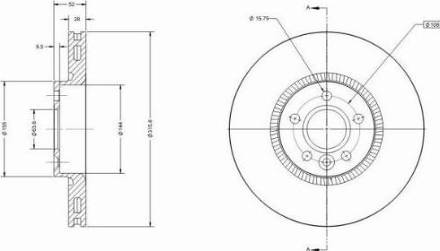 Remy RAD1513C - Тормозной диск autosila-amz.com