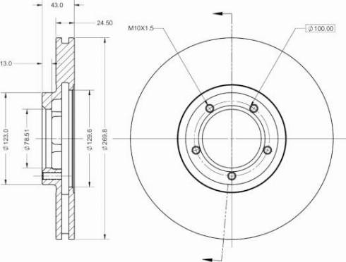 Remy RAD1601C - Тормозной диск autosila-amz.com