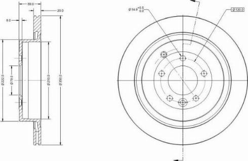 Remy RAD1610C - Тормозной диск autosila-amz.com