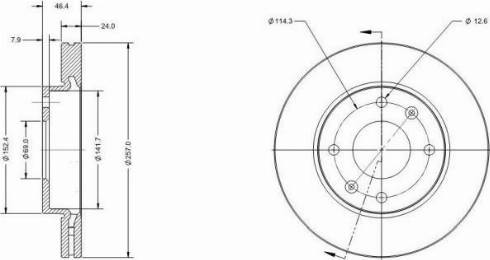 Remy RAD1630C - Тормозной диск autosila-amz.com