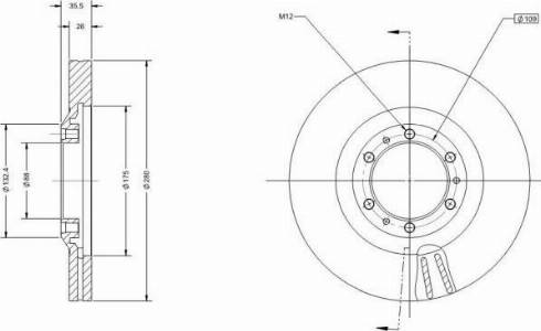 Remy RAD1671C - Тормозной диск autosila-amz.com