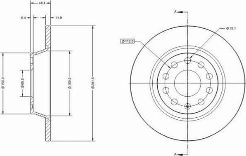 Remy RAD1005C - Тормозной диск autosila-amz.com