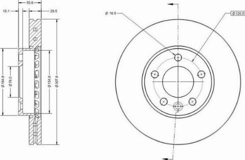 Remy RAD1102C - Тормозной диск autosila-amz.com