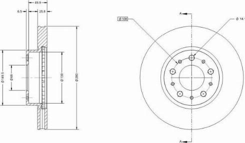 Remy RAD1892C - Тормозной диск autosila-amz.com