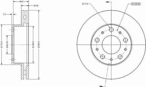 Remy RAD1886C - Тормозной диск autosila-amz.com